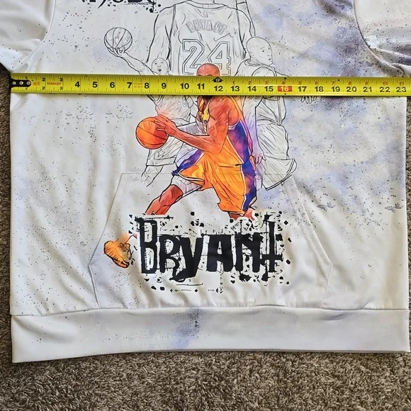 Kobe Bryant LA Lakers Basketball Hoodie - Picture 4 of 7